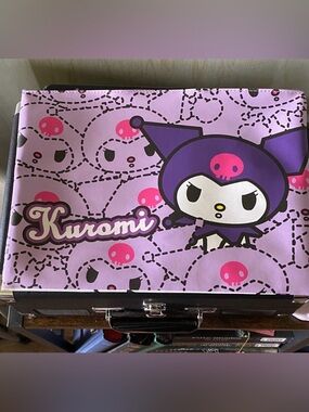 NWOT Kuromi Purple Character Carrying zipper case